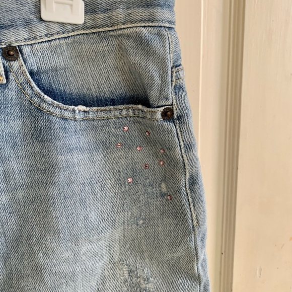 vintage GUESS y2k denim mini skirt - Picture 4 of 13